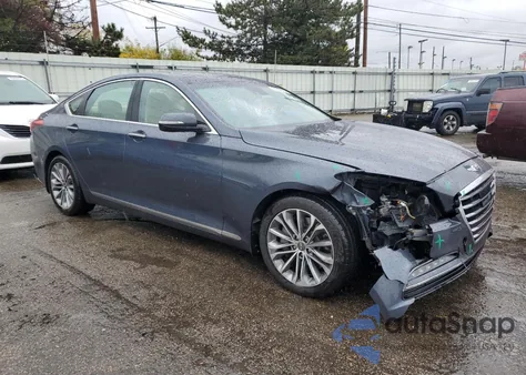 2017 Genesis G80 Base z USA, uszkodzony, nr VIN KMHGN4JE7HU176299
